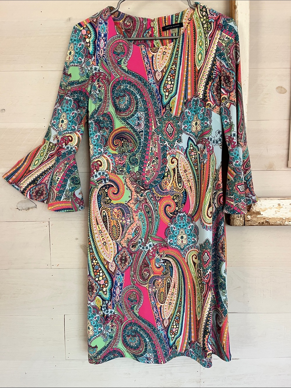 Tommy Hilfiger Multicolor Paisley Midi Dress
